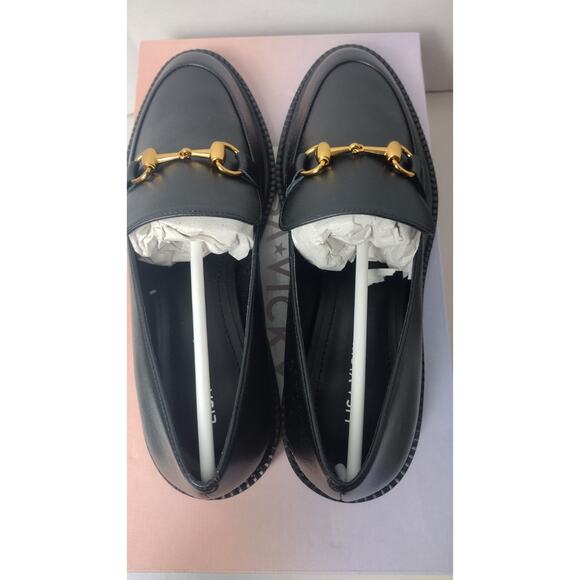 Women's Lisa Vicky Nordstrom Zany-V Loafers Black Sheep Nappa - Picture 7 of 12